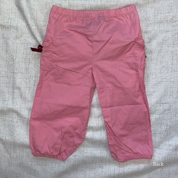 Ralph Lauren 24 Month Little Girl Pink Cotton Pants with Bow Detailing - Picture 2 of 5